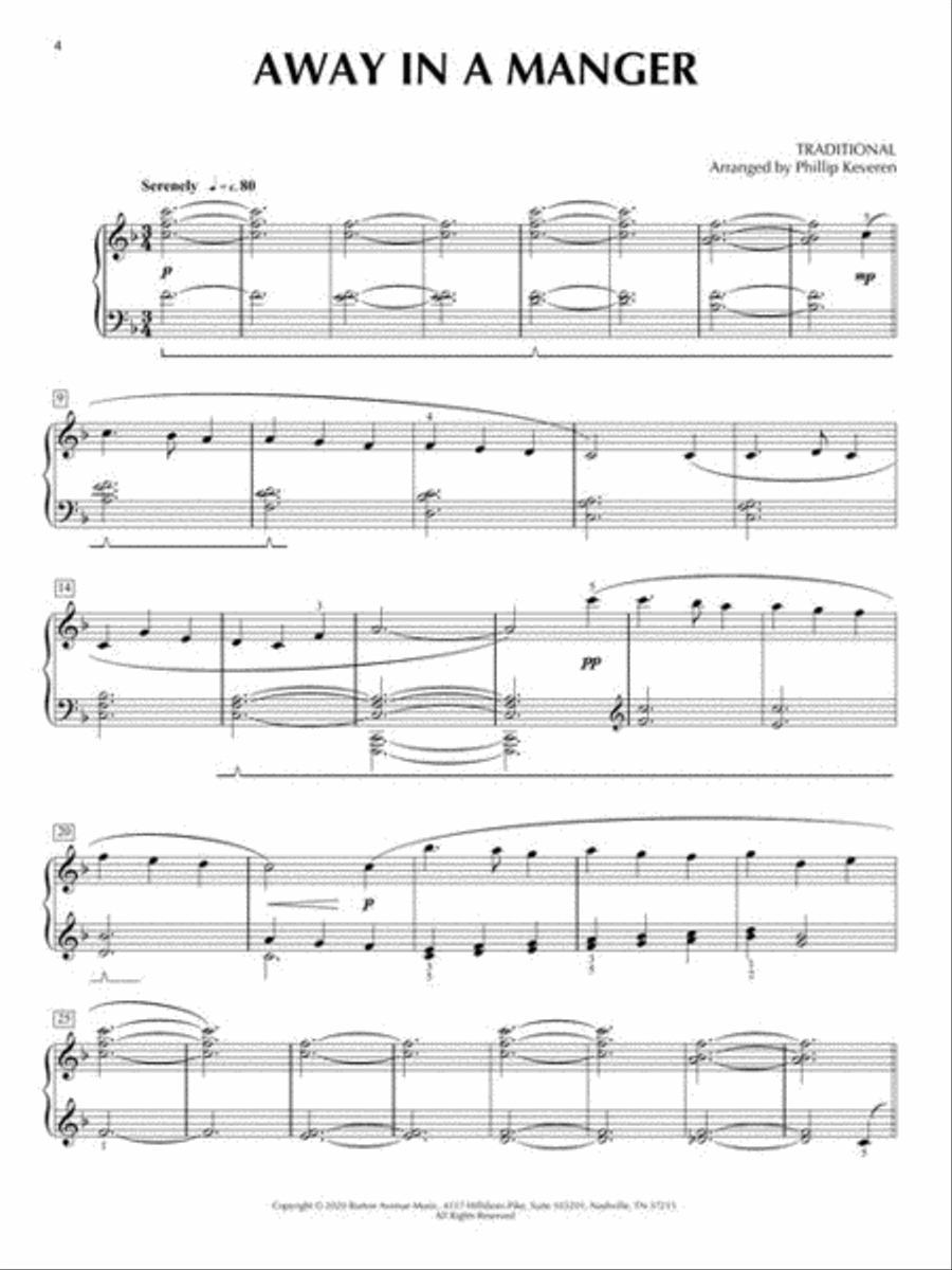 Piano Calm Christmas Piano Solo scores gallery preview page 4