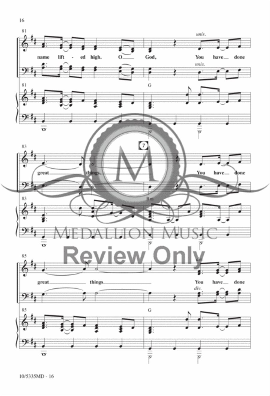 Great Things Great Things 4-Part scores gallery preview page 14