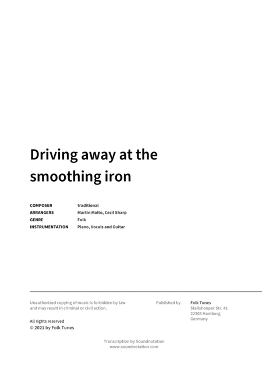 Driving away at the smoothing iron image number null