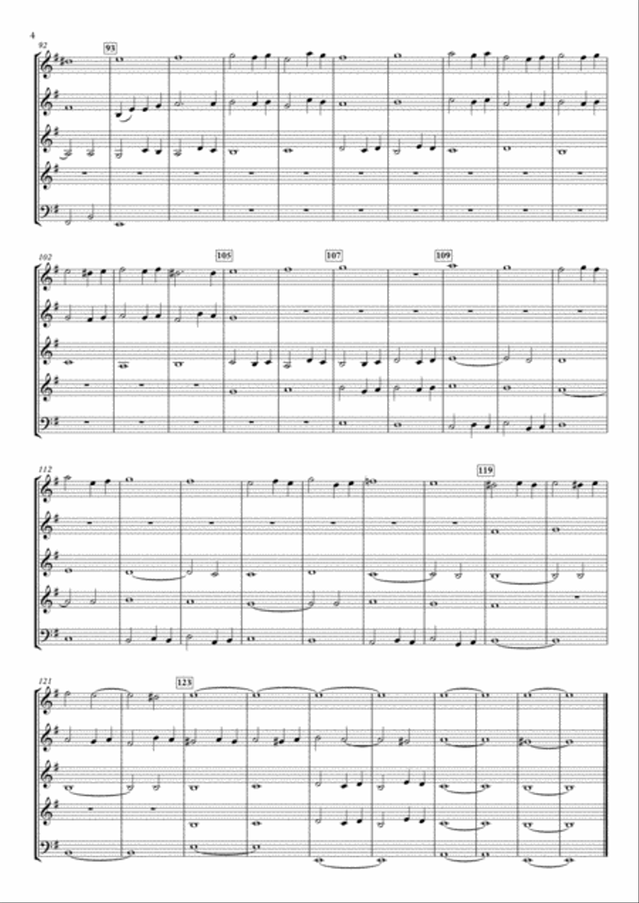 Turmsonaten. 24 neue Quatrizinien 8. Sonatina for Wind Quintet Woodwind Quintet scores gallery preview page 4