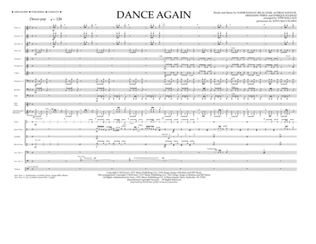 Book cover for Dance Again - Full Score