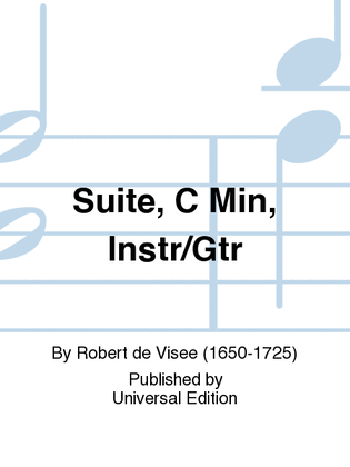 Book cover for Suite, C Min, Instr/Gtr