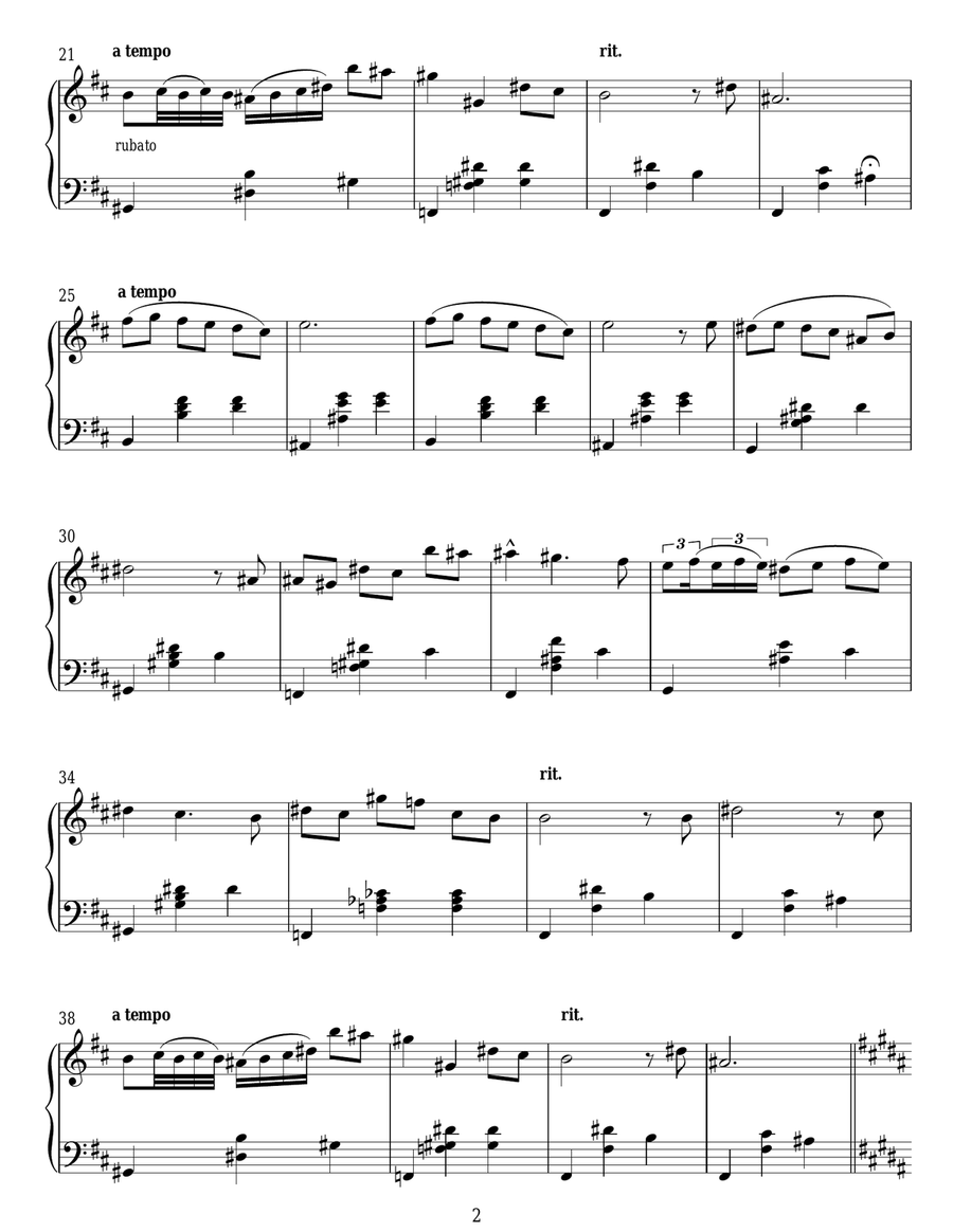 Opus 16 Piano Solo scores gallery preview page 2