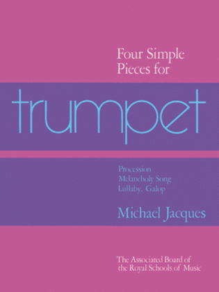 Book cover for Four Simple Pieces for Trumpet