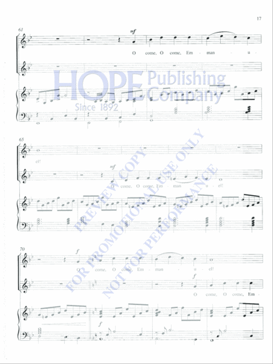 Vocal Duets for Christmas (2 Medium Voices) Medium Voice scores gallery preview page 18