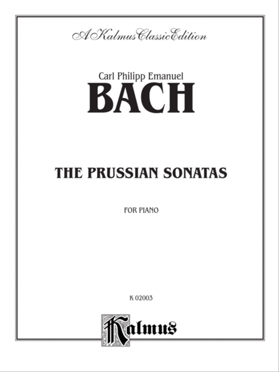 The Prussian Sonatas -- Nos. 1-6 Piano Solo scores gallery preview page 2