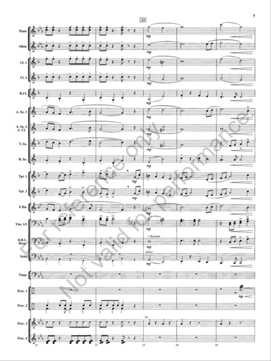 Tempest Rising Concert Band scores gallery preview page 8
