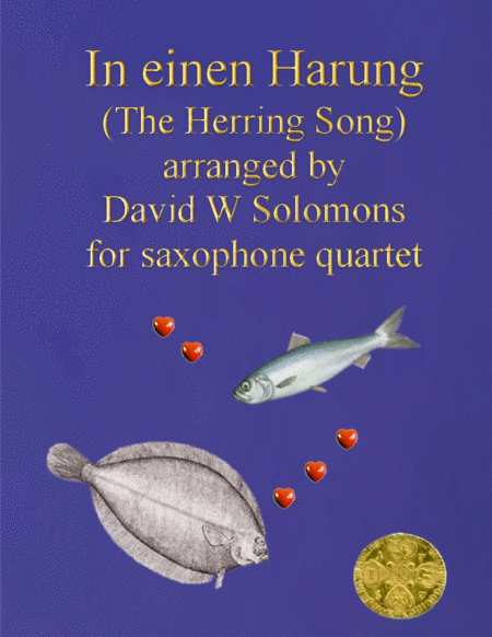 In einen Harung (a jolly folk song about a herring and a flounder) for saxophone quartet image number null