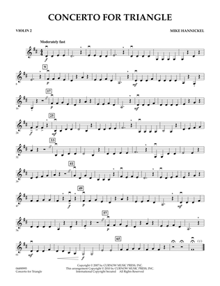 Concerto For Triangle - Violin 2