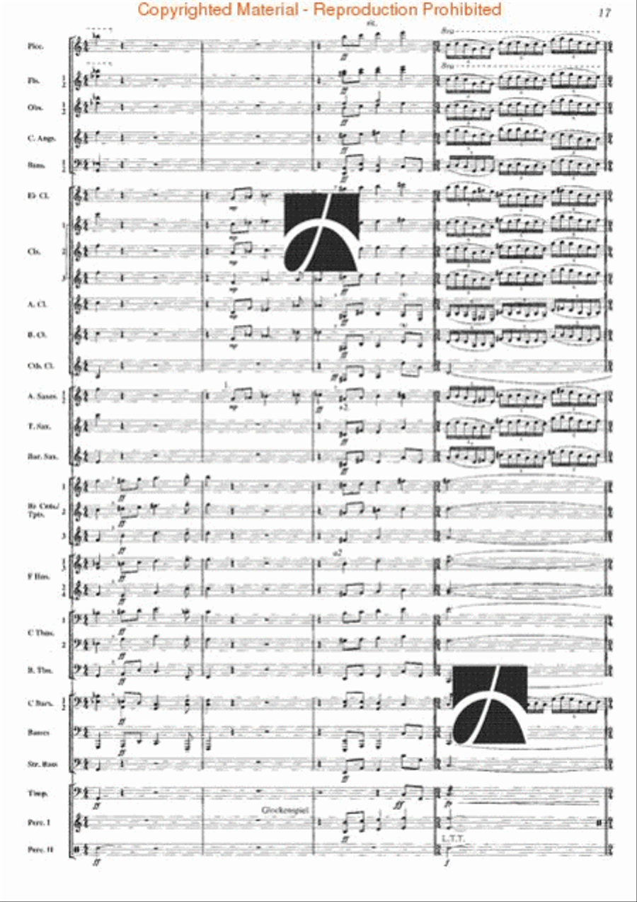 Homage Concert Band scores gallery preview page 16