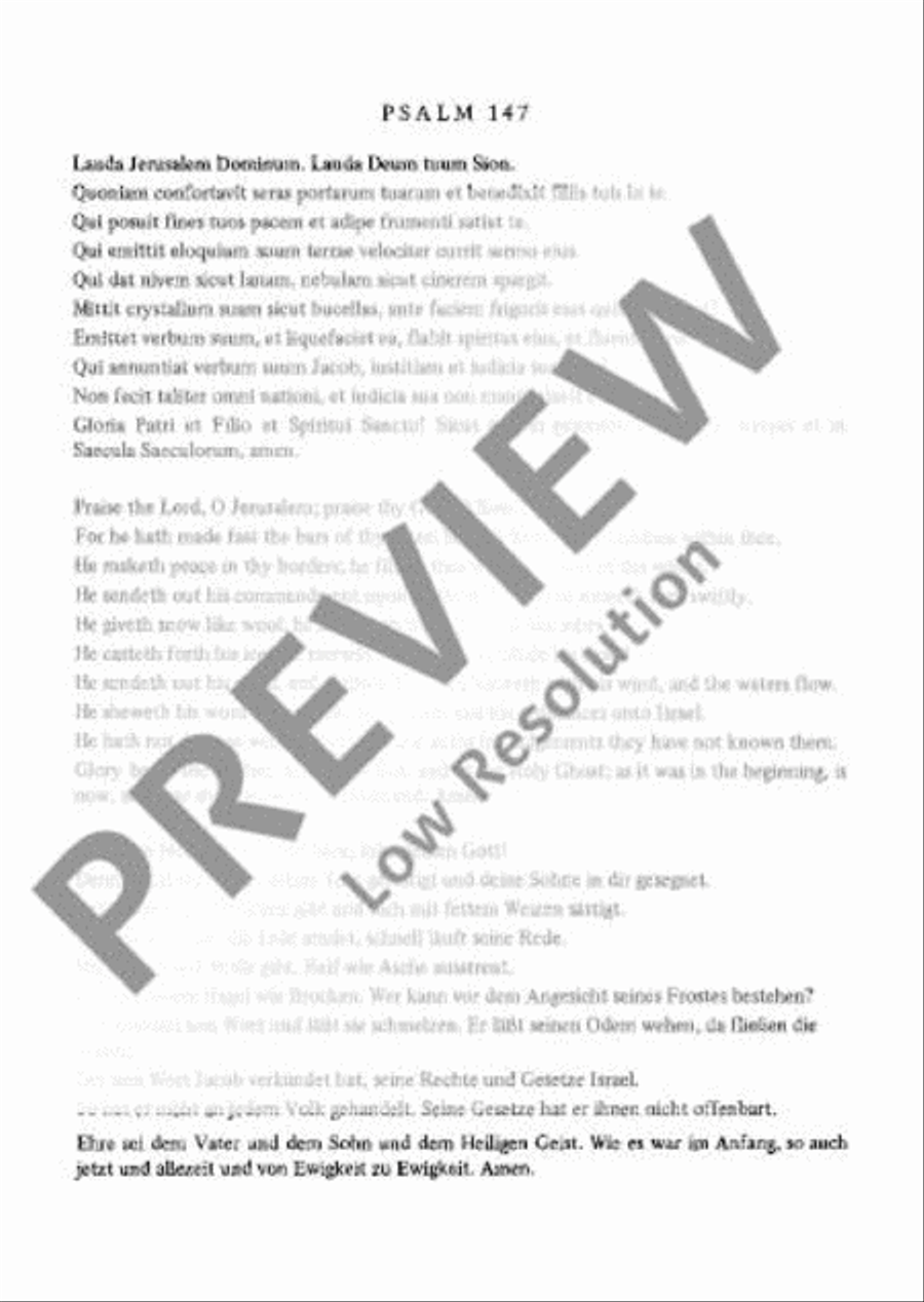 Lauda Jerusalem Choir scores gallery preview page 3