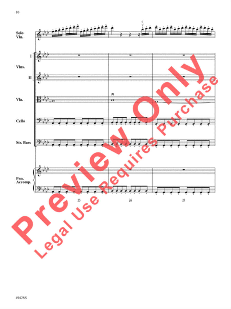 Vivaldi Rocks String Orchestra scores gallery preview page 11