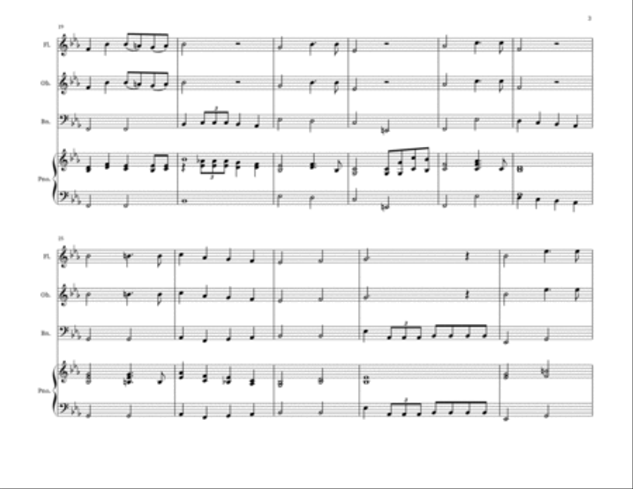 O Canada! Small Ensemble scores gallery preview page 3