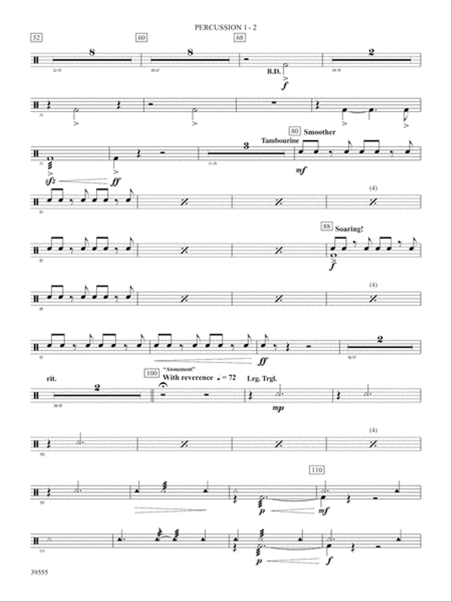 And Hope Led Them Home: 1st Percussion Concert Band scores gallery preview page 2