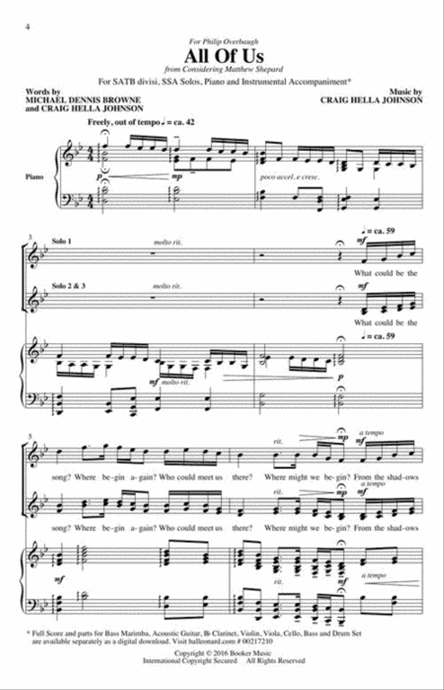 All of Us All of Us Divisi scores gallery preview page 5