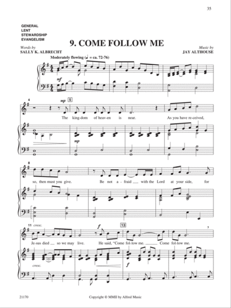 Sacred Solos for All Seasons Medium-High Voice scores gallery preview page 4