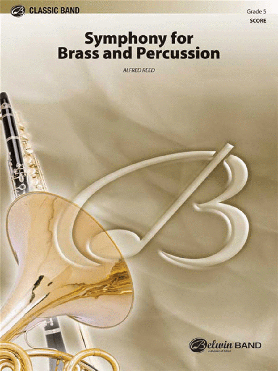 Symphony for Brass and Percussion (score only) Concert Band scores gallery preview page 1