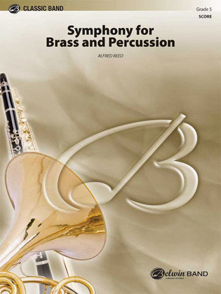 Book cover for Symphony for Brass and Percussion (score only)
