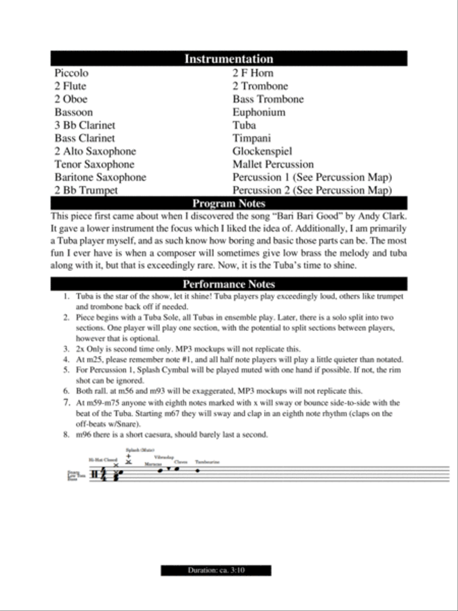 Tubatastic! Concert Band scores gallery preview page 2