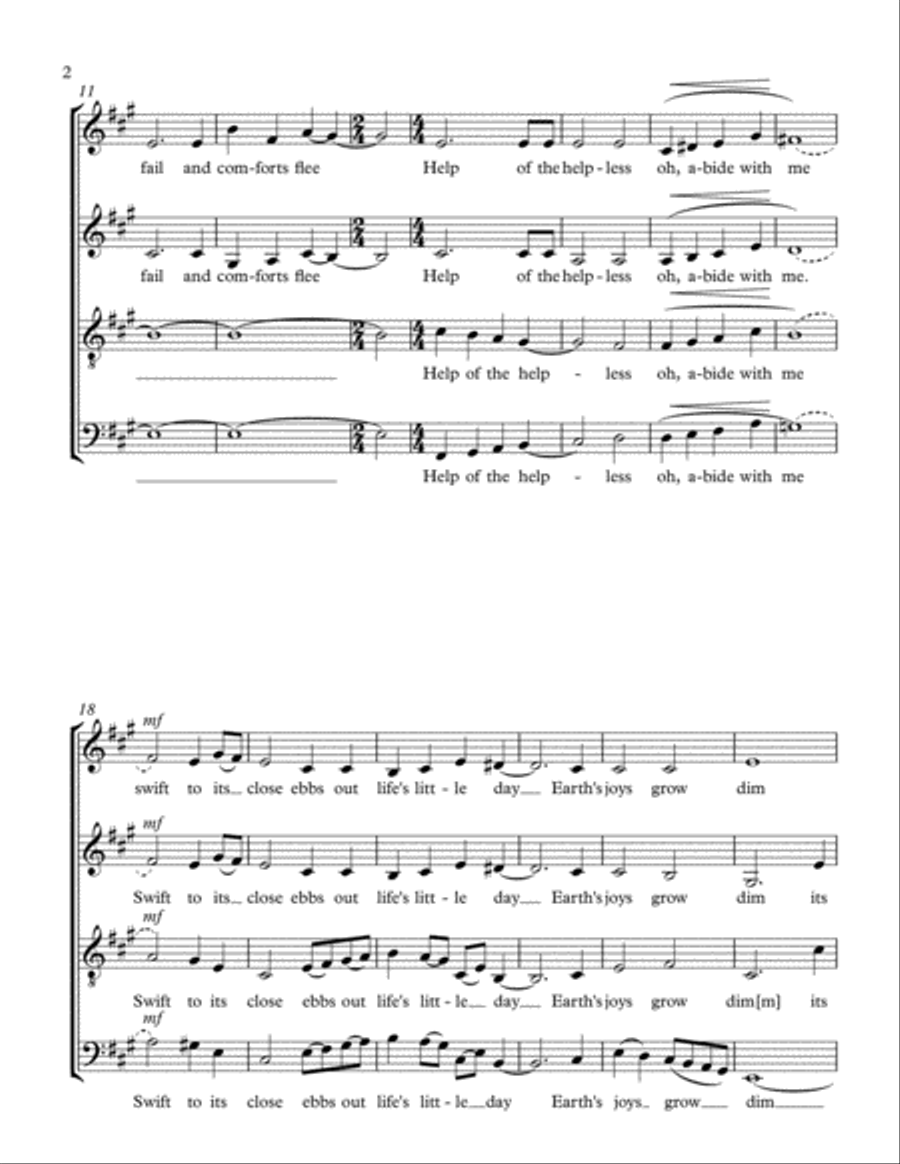 Abide with Me Abide with Me Small Ensemble scores gallery preview page 2