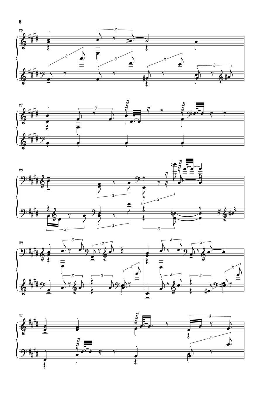 WAV Piano Solo scores gallery preview page 6