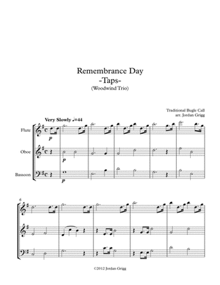 Remembrance Day. 'Taps' (Woodwind Trio)