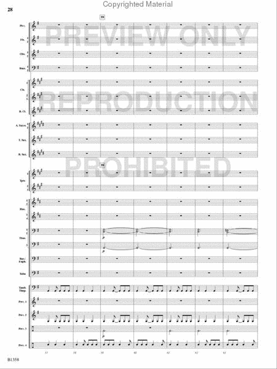 Three Celtic Dances Concert Band scores gallery preview page 27