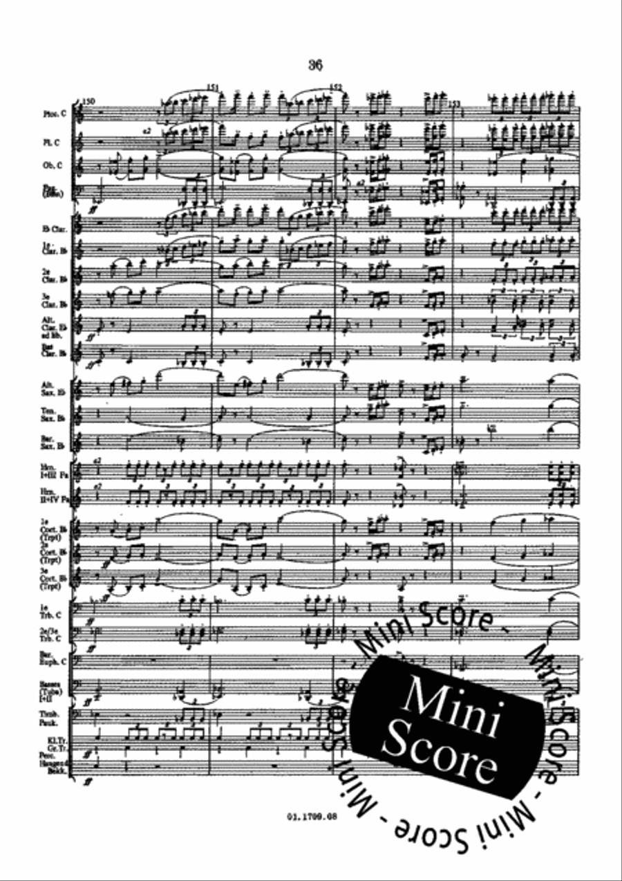 Marcia Pomposa Concert Band scores gallery preview page 40