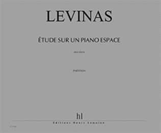Book cover for Etude Sur Un Piano Espace