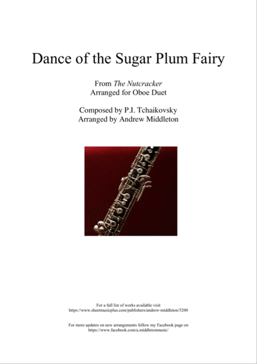 Dance of the Sugar Plum Fairy arranged for Oboe Duet Woodwind Duet scores gallery preview page 1