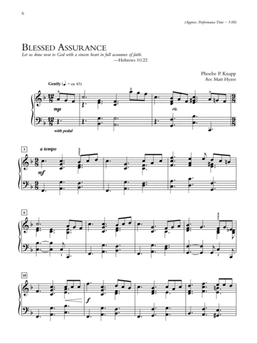 Hymns for the Spirit Piano Solo scores gallery preview page 2