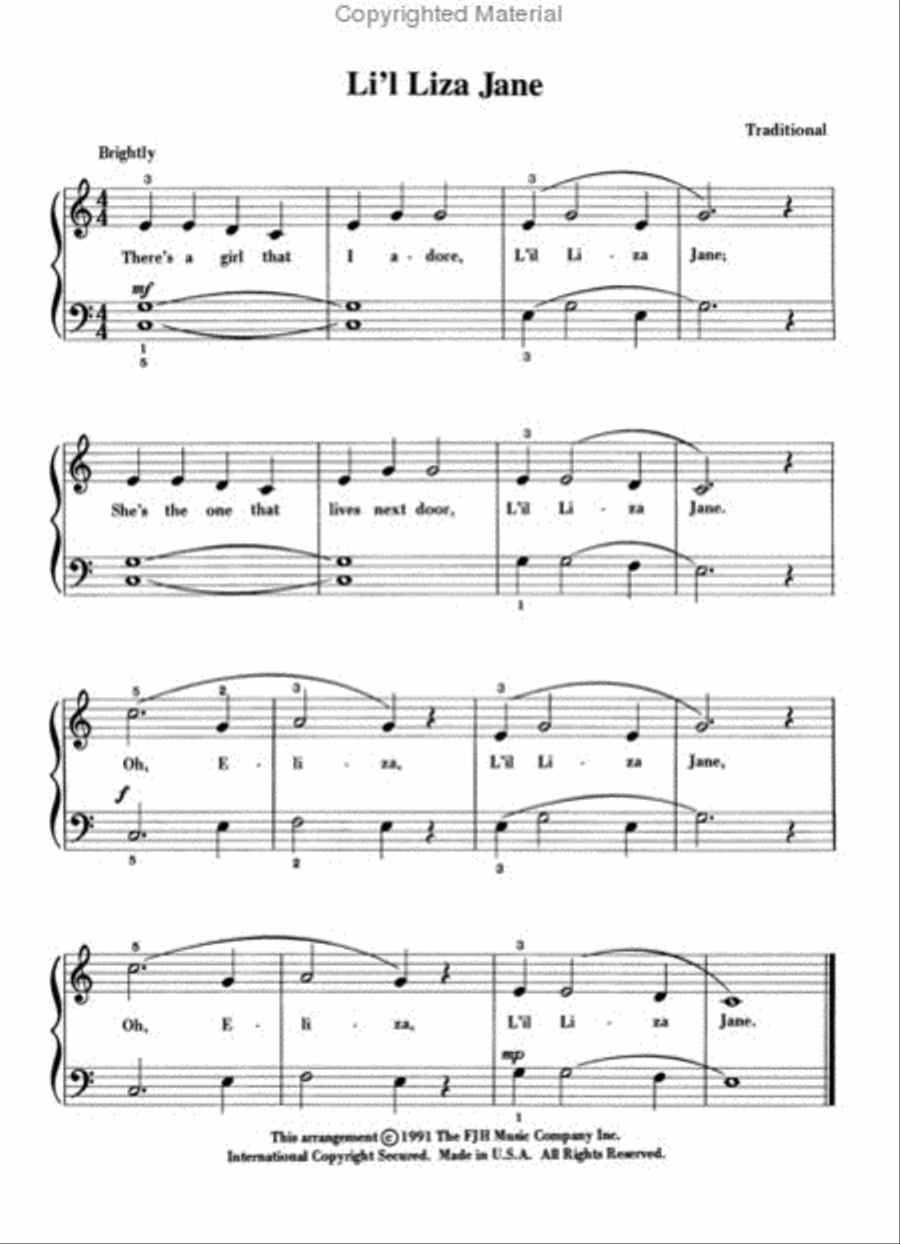 ShowTime® Piano Favorites Piano Method scores gallery preview page 3