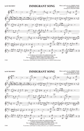 Immigrant Song: 1st B-flat Trumpet