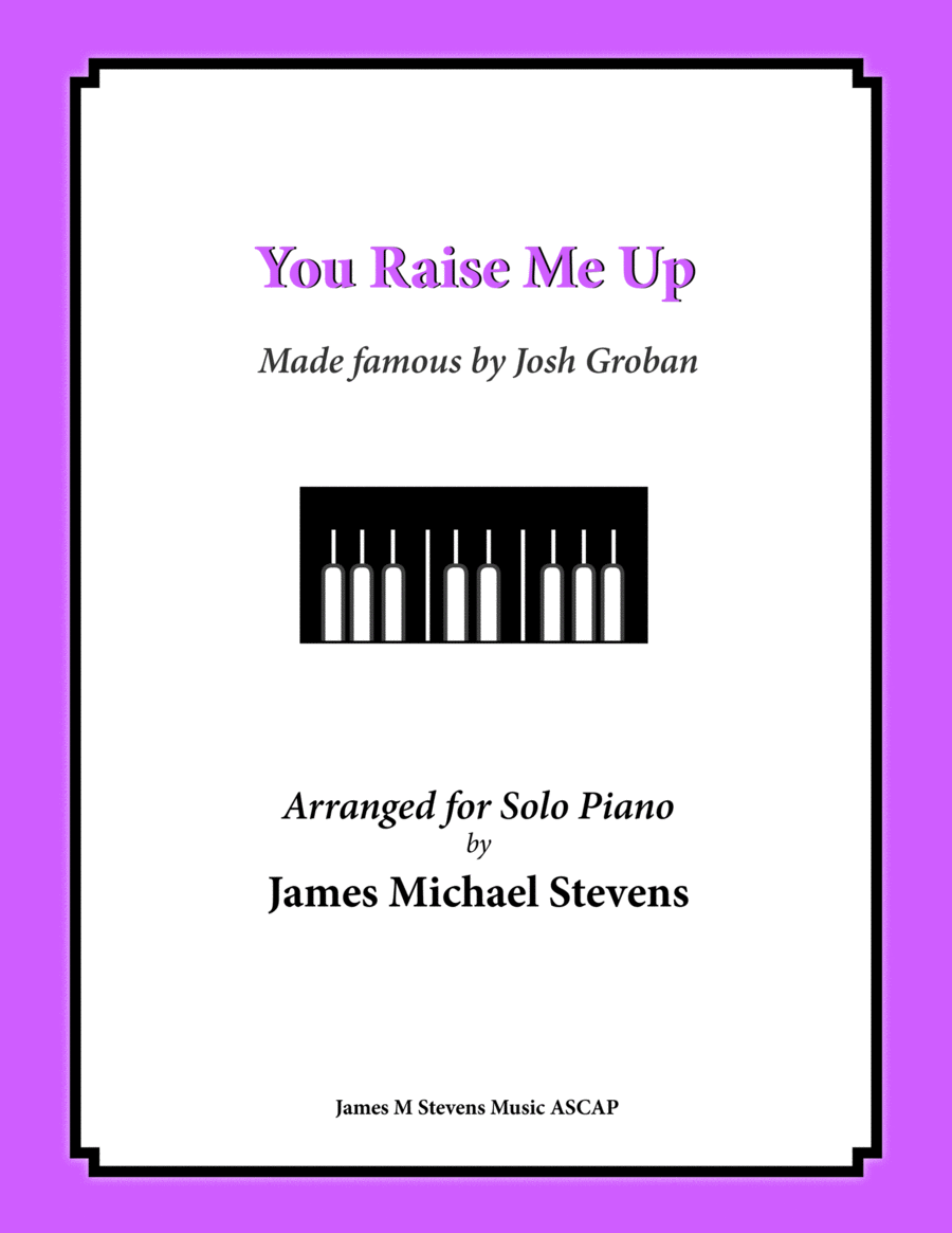 You Raise Me Up Piano Solo scores gallery preview page 1