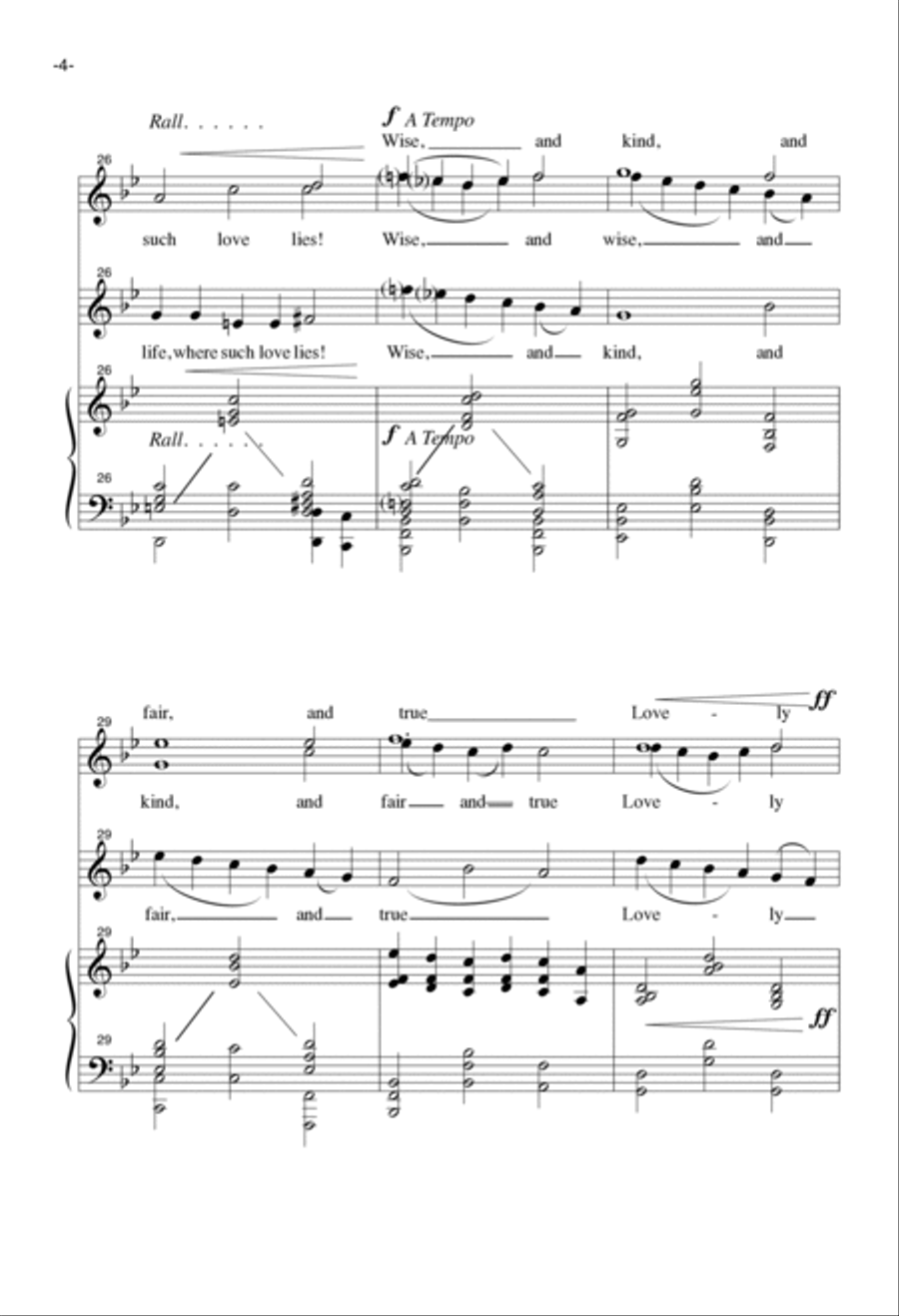 Fair And True SSA scores gallery preview page 4