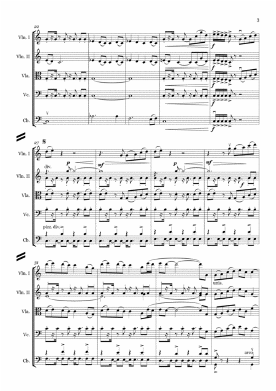 Hold My Hand String Orchestra scores gallery preview page 4