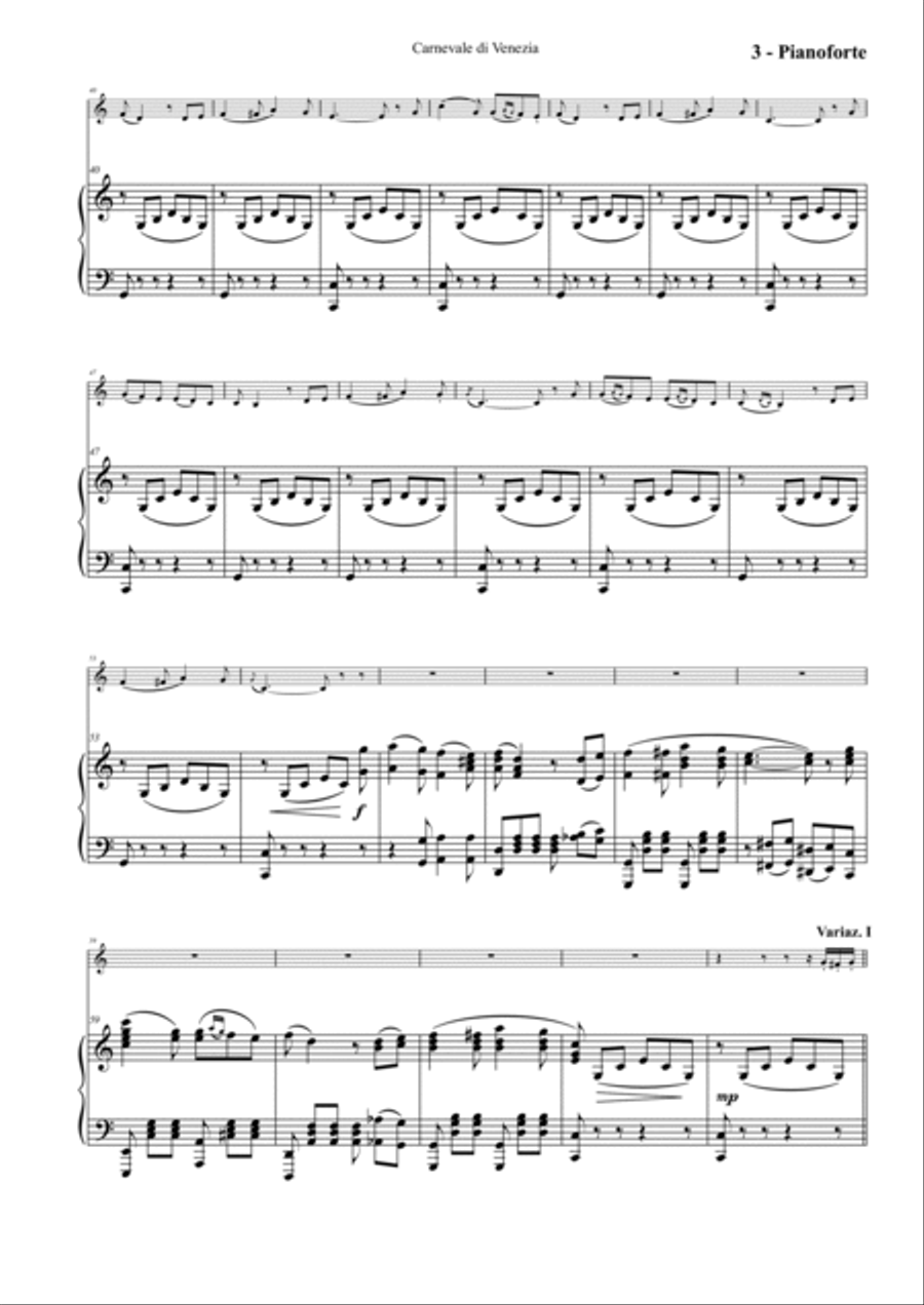 Carnevale di Venezia ocarina scores gallery preview page 6