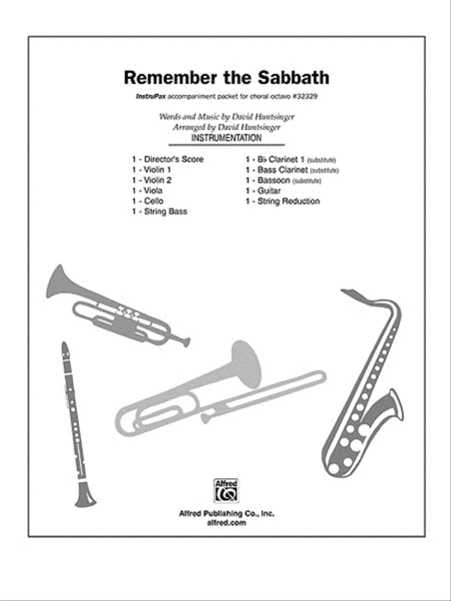 Remember the Sabbath Remember the Sabbath Choir scores gallery preview page 1
