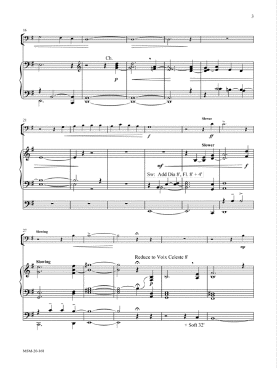 O Come, Emmanuel: Six Advent and Christmas Hymns for Cello or Viola and Organ Cello scores gallery preview page 11