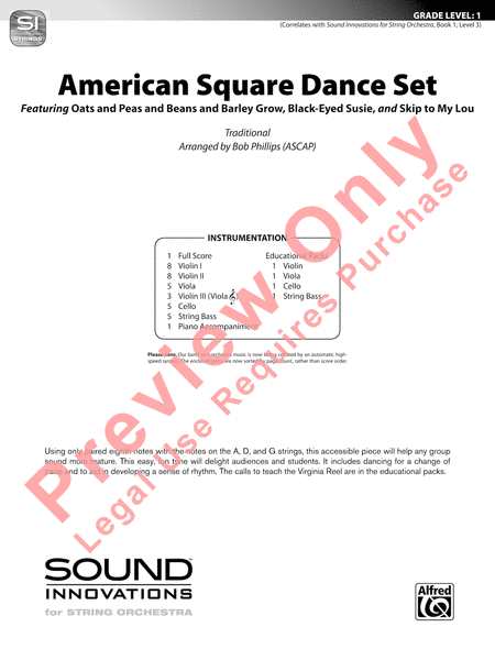 American Square Dance Set image number null