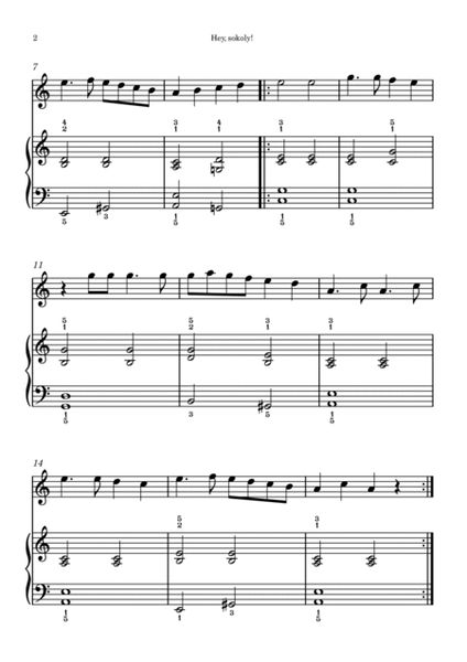 Hey, Sokoly! Easy Piano with Violin image number null