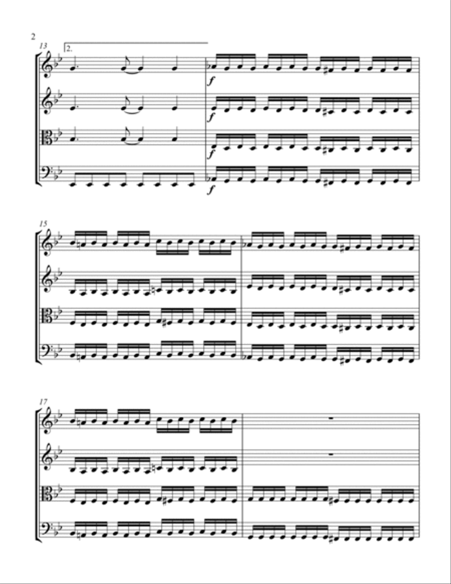 Chop Suey! String Quartet scores gallery preview page 2