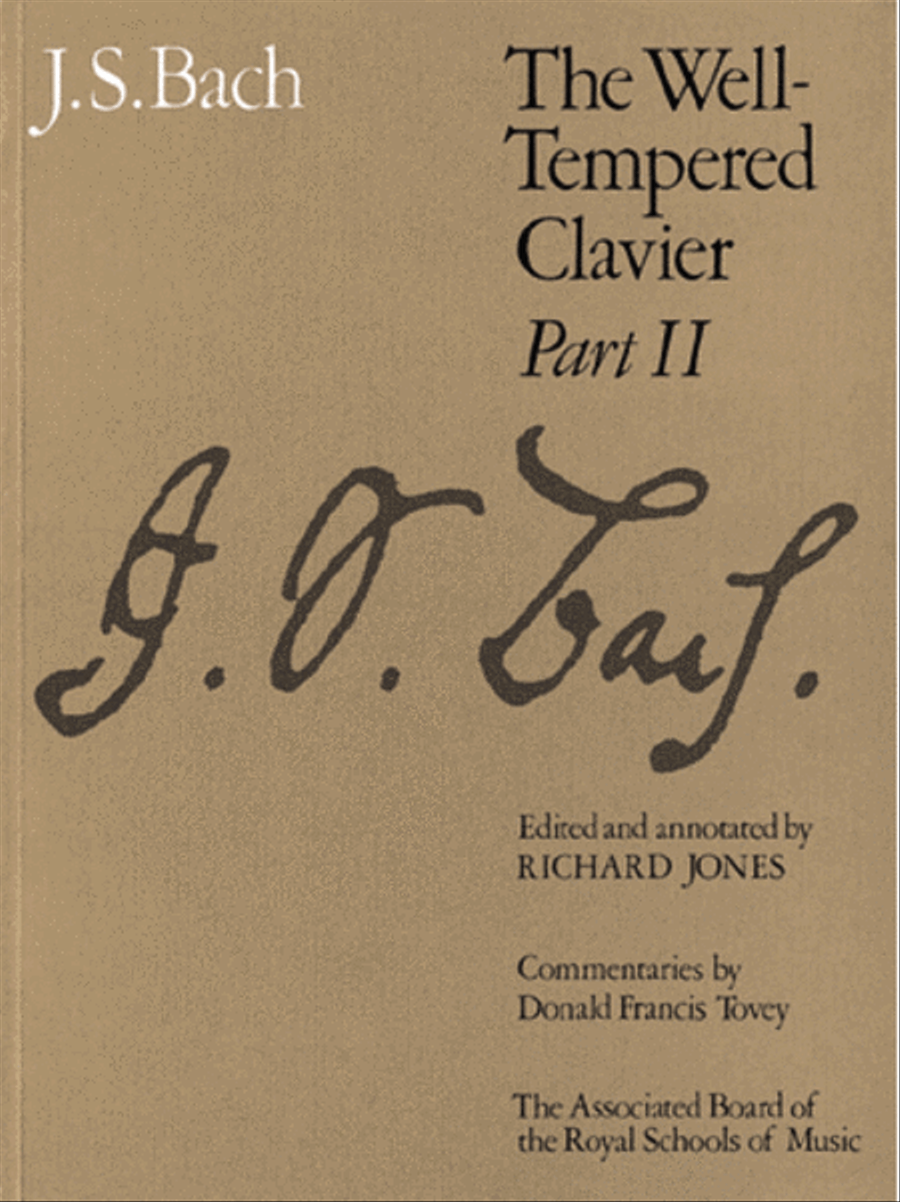 The Well-Tempered Clavier, Part II Piano Method scores gallery preview page 1