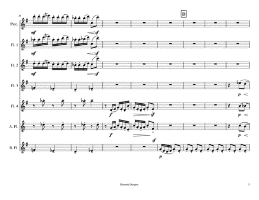 Minstrels Woodwind Ensemble scores gallery preview page 5