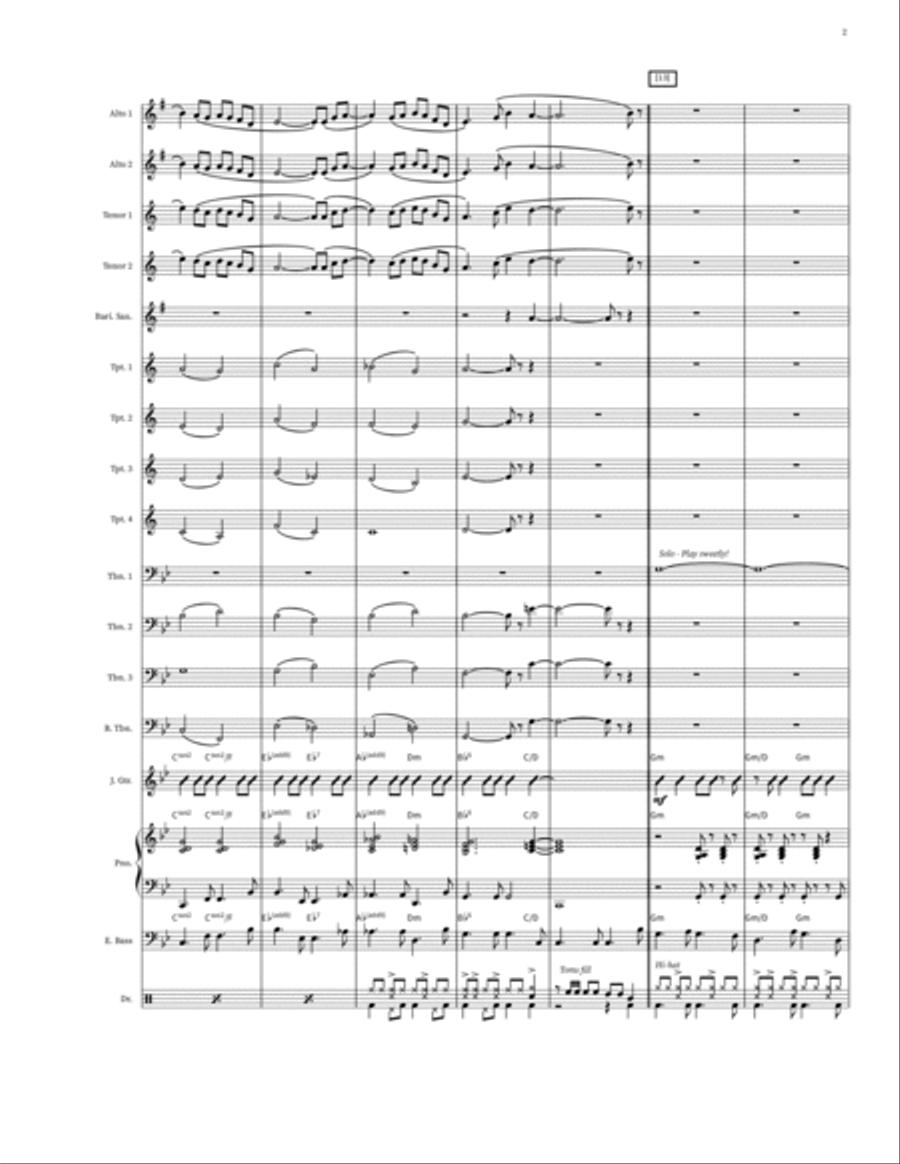 Mas Que Nada Jazz Ensemble scores gallery preview page 2