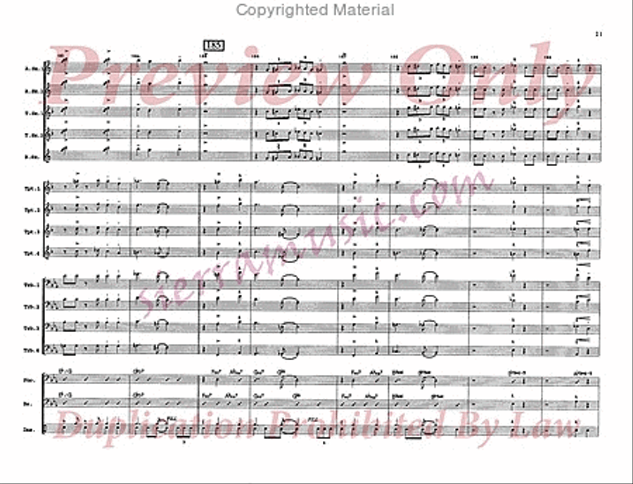 Ol' Man River Big Band scores gallery preview page 22