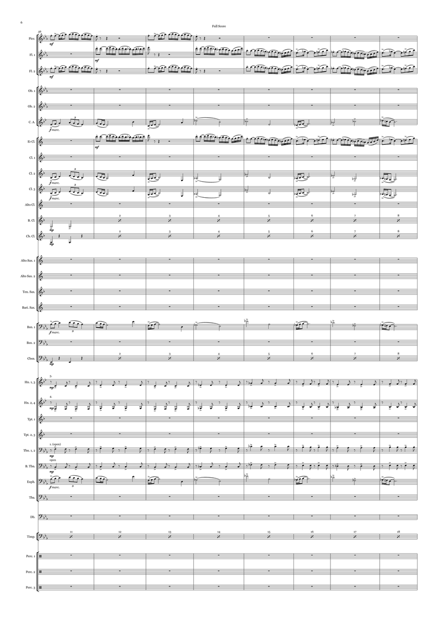 Polovtsian Dances (from the Opera 'Prince Igor') Concert Band scores gallery preview page 6