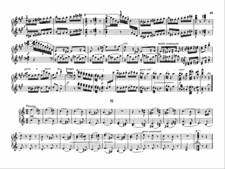 Brahms: Hungarian Dances, Volume I Piano Duet scores gallery preview page 2