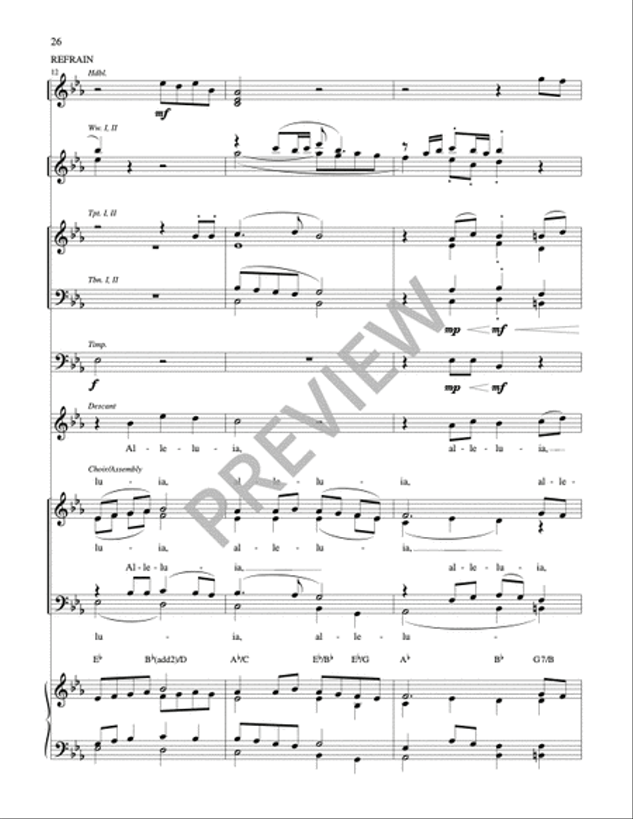 Mass of Wisdom - Full Score 4-Part scores gallery preview page 6