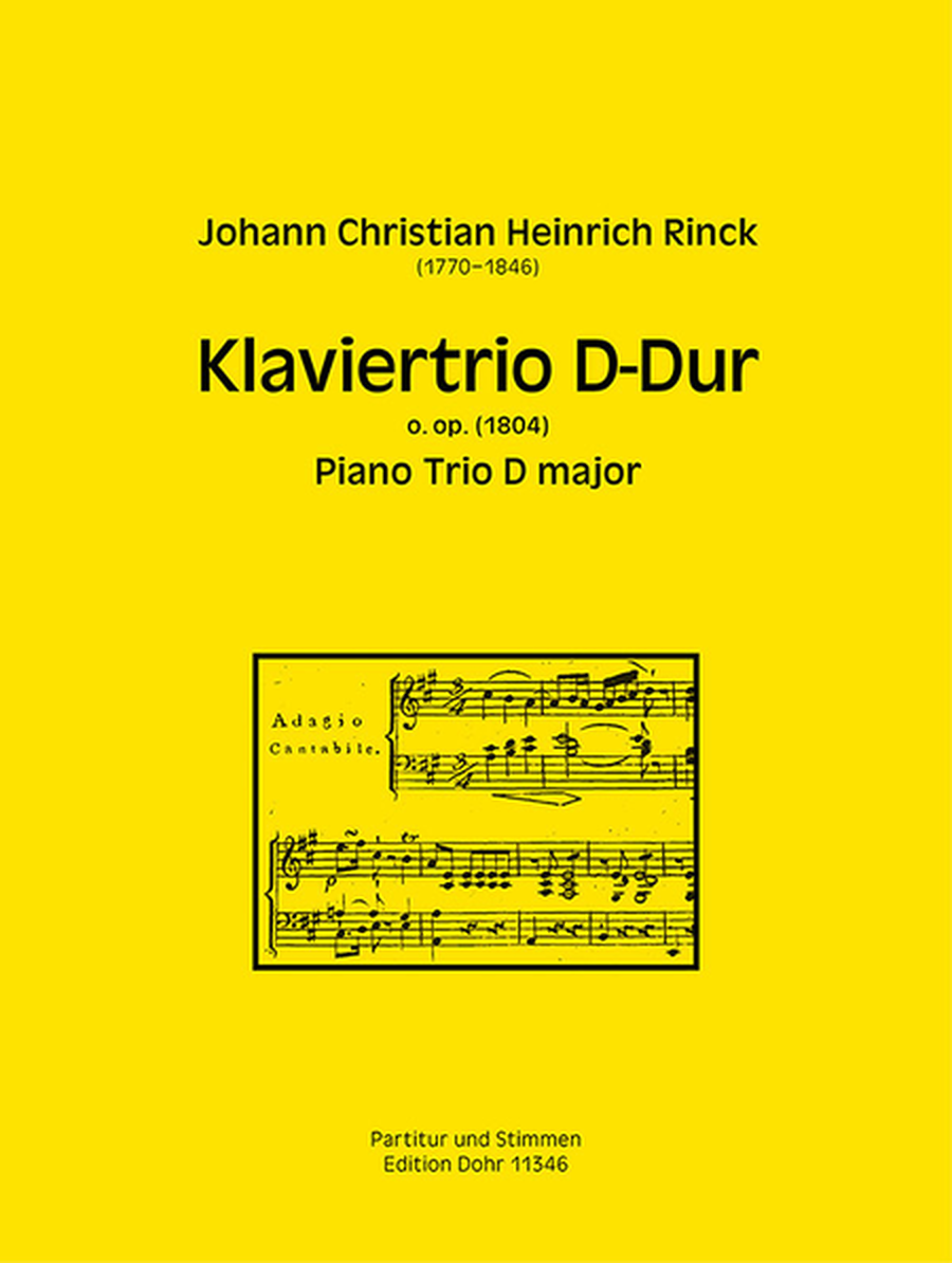 Klaviertrio D-Dur o.op. (1804)